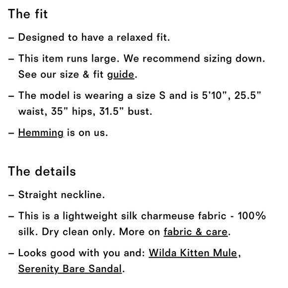 Reformation Joana Silk Dress in Rose Petals new with tags - Picture 5 of 5